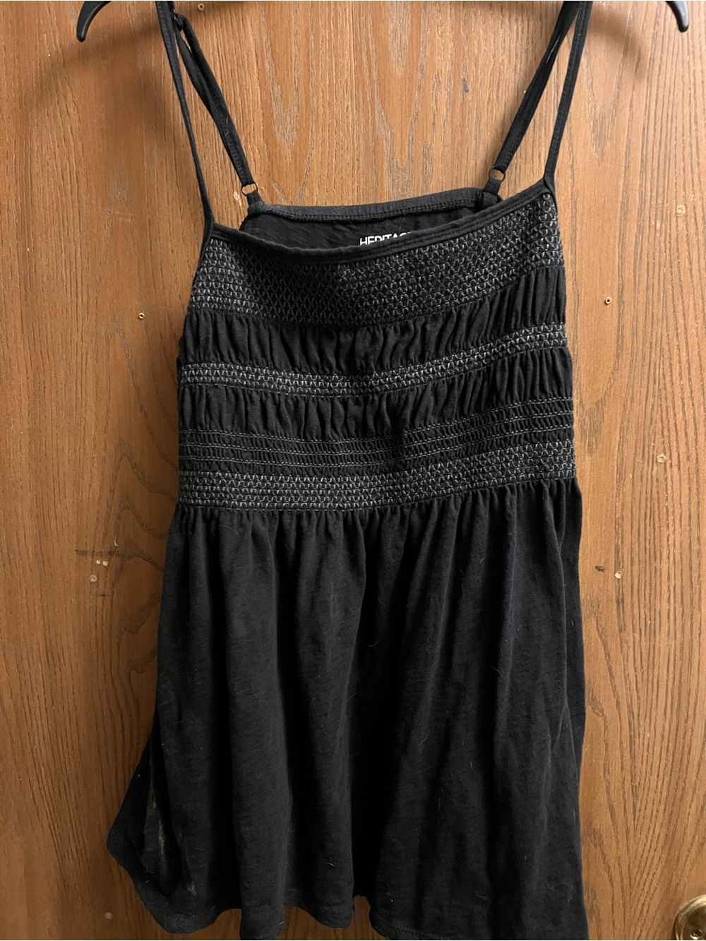 torrid Black Smocked Camisole Top